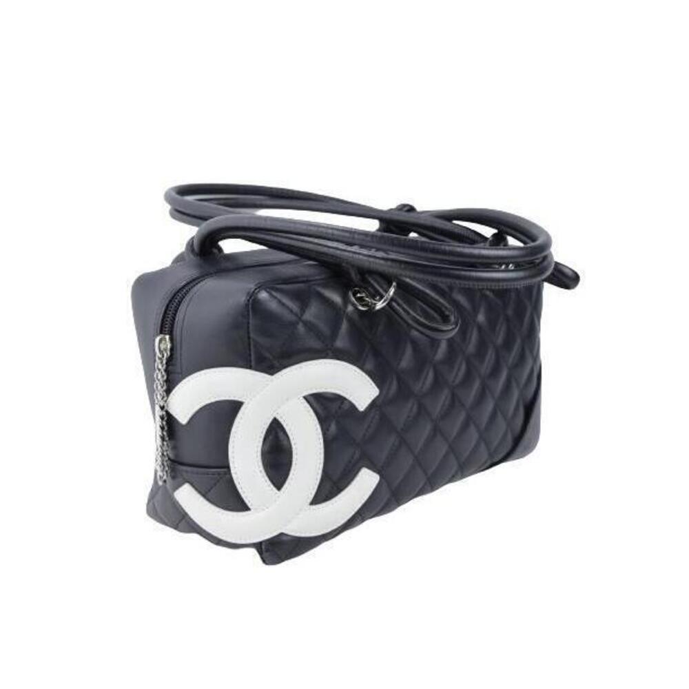 Chanel Boston Coco Mark Matelasse Bowling Cambon Bag